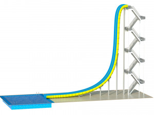 Water Slide 02 3D Model