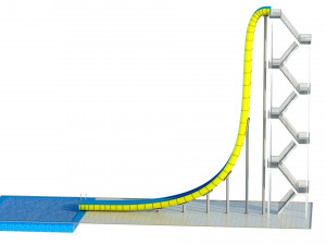Water Slide 02 3D Model