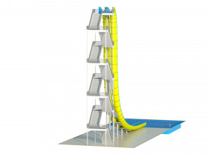 Water Slide 02 3D Model