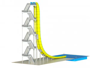 ウォータースライダー02 3Dモデル