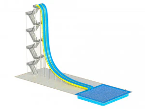 ウォータースライダー02 3Dモデル