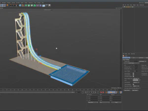 ウォータースライダー02 3Dモデル