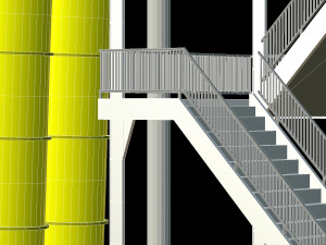 Water Slide 02 3D Model