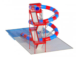 Water Slide 03 3D Model