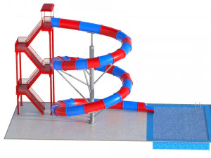 Water Slide 03 3D Model