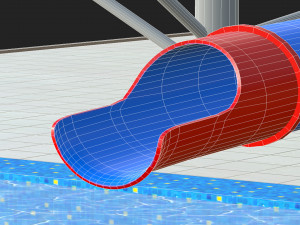 Water Slide 03 Modelo 3D