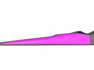 Dive Flippers Pink Model 3D