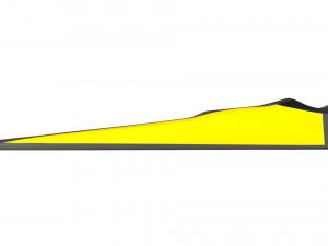 Dive Flippers Yellow 3D 모델