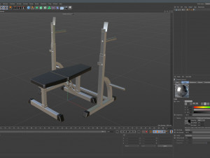 Bench Press 3D Модель