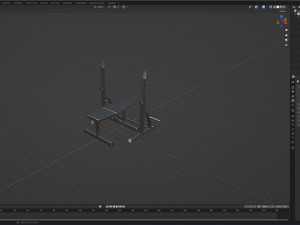 Bench Press 3D Модель