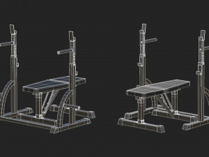 Bench Press 3D Модель
