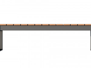 City Bench 01 3Dモデル