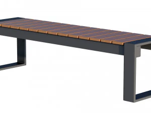 City Bench 01 3D Model