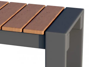 City Bench 01 3D Model
