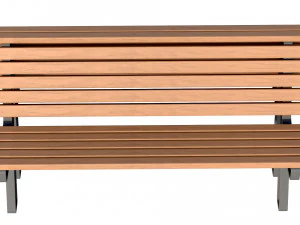 City Bench 02 3D Model