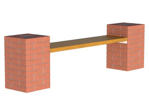 City Bench 03 3D Model