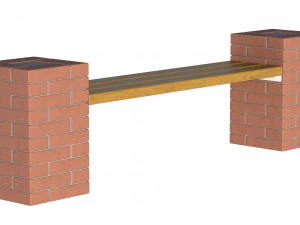 City Bench 03 3D Model