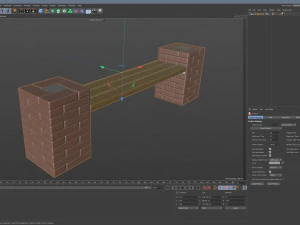 City Bench 03 3D Model