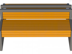 City Bench 04 3D Модель