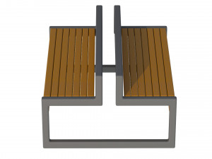 City Bench 04 3D Модель