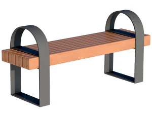 City Bench 05 3D Model