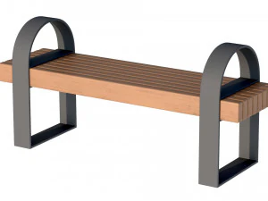 City Bench 05 3D Model
