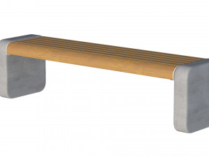 City Bench 06 Model 3D