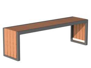 City Bench 07 Model 3D