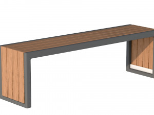 City Bench 07 Model 3D