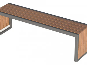 City Bench 07 3D Model