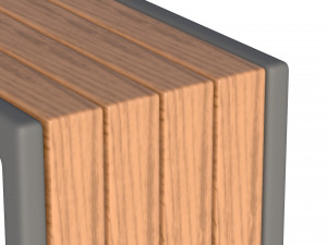 City Bench 07 Model 3D