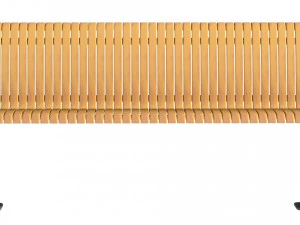 Panchina cittadina 08 Modello 3D