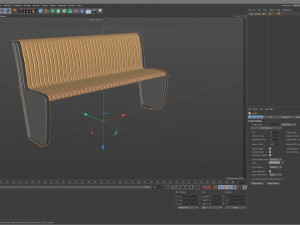 City Bench 08 3D 模型