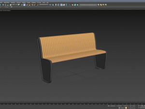City Bench 08 3D 模型