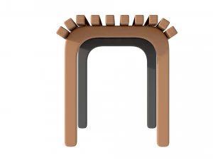 Panchina cittadina 09 Modello 3D