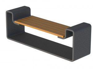 City Bench 10 3D-Modell