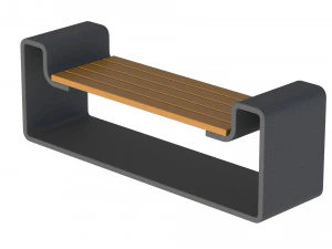 City Bench 10 3D Model
