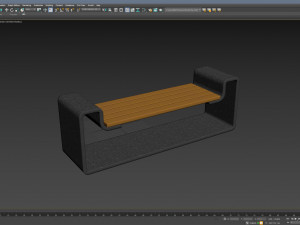 City Bench 10 3D-Modell