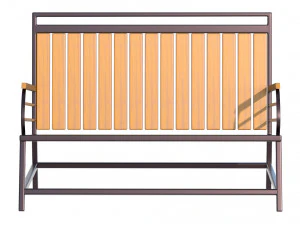 City Bench 11 3D Model