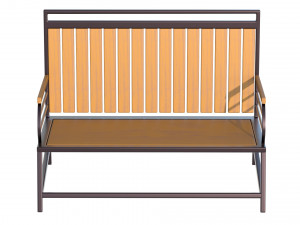 City Bench 11 Model 3D