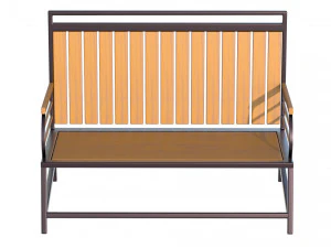 City Bench 11 3D Model