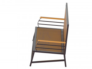City Bench 11 Model 3D