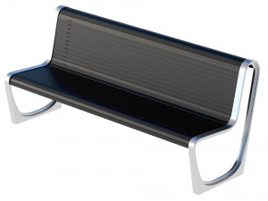 City Bench 12 Modello 3D