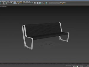 City Bench 12 3D Model