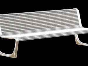 City Bench 12 Modello 3D