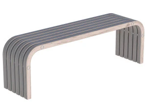 City Bench 13 3D Model