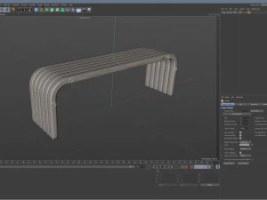 City Bench 13 3D Model