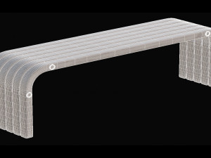City Bench 13 3D Model