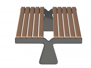 City Bench 14 3D 模型