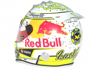 F1 Max Verstappen Helmet Las Vegas 2023 3D-Modell